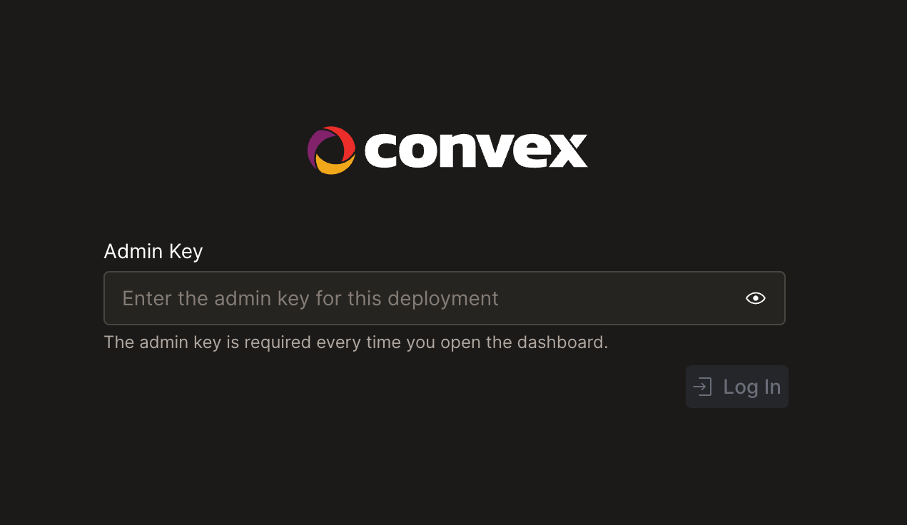 Convex Dashboard